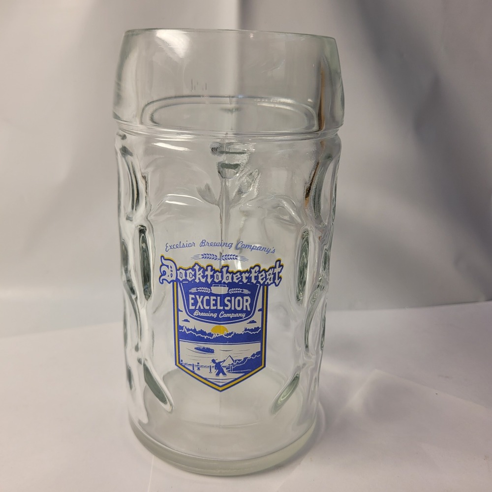 Excelsior Brewing Company Docktoberfest Rastal 0.5L Dimpled Glass Beer Stein Mug